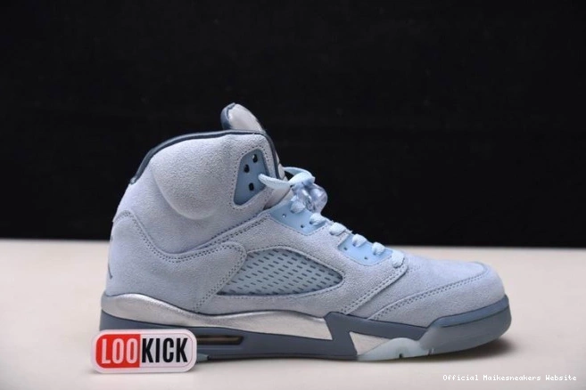 Official Maikesneakers DD9336-400 Air (W) Retro 5 Bluebird Jordan 0814